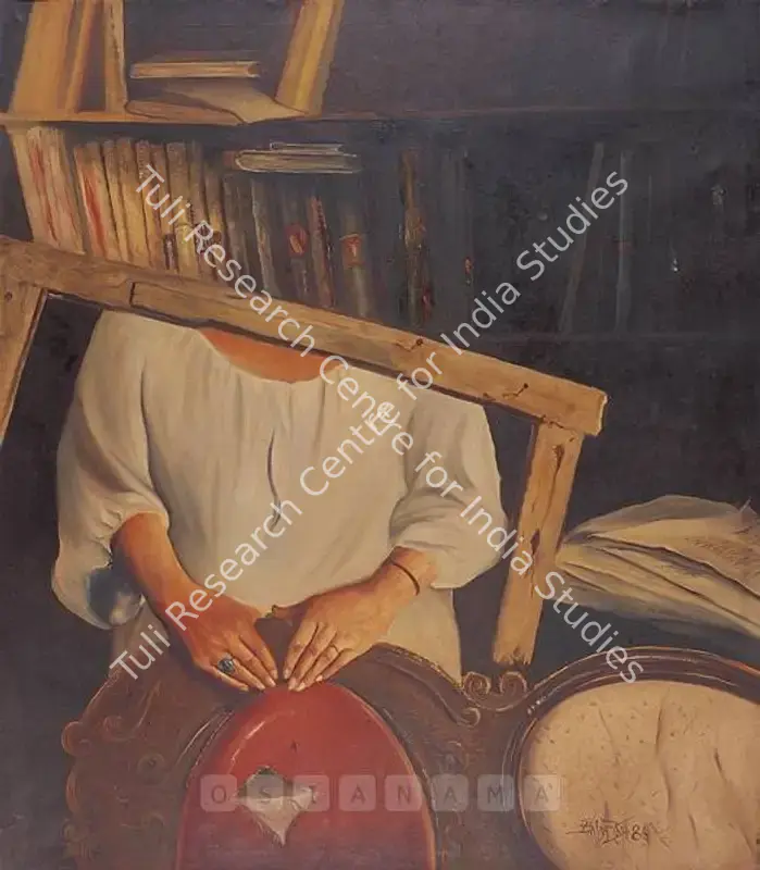 Maitra, Pradip (Artist). Untitled. Oil on canvas, 1986 | Painting | FineArts | 00600203
