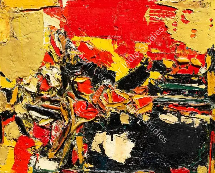 Raza, S.H. (Artist). Jaipur. Oil on board, 1961 | Painting | FineArts | 00335939