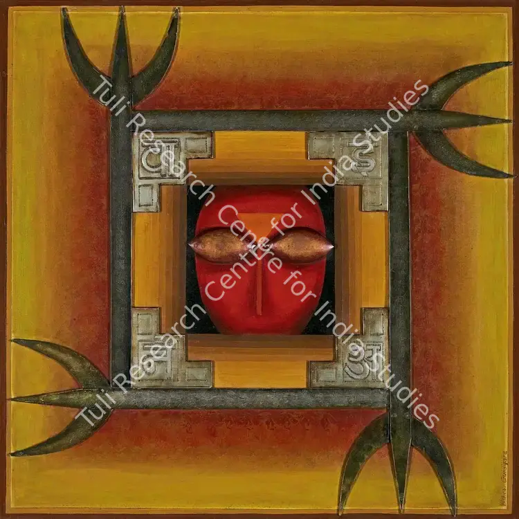 Gundigara, Kishor (Artist). Shakti. Oil and aluminium on canvas pasted on board, n.d. | Painting | FineArts | 00356984