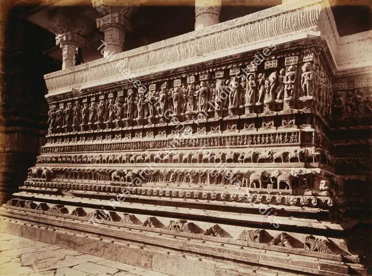 Dayal, Lala Deen (Photographer), Side Sculptures of Jugdeesh temple Odeypur, c.1890 | Antiquarian Photograph | Photography | 00115150