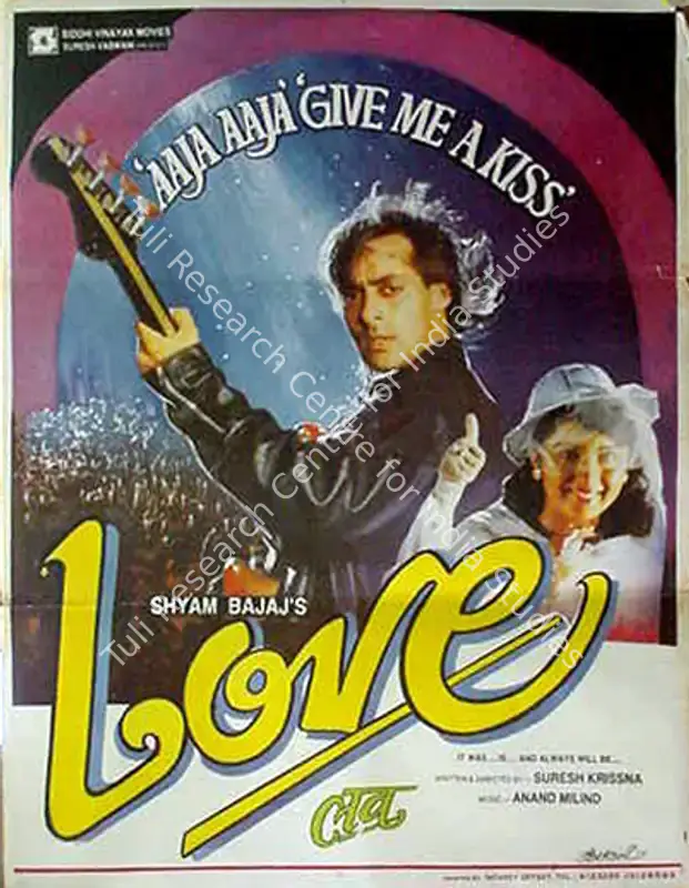 Bajaj, Shyam (Producer), Love, 1991 | Full Sheet Poster | CinemaEducation | 00767673