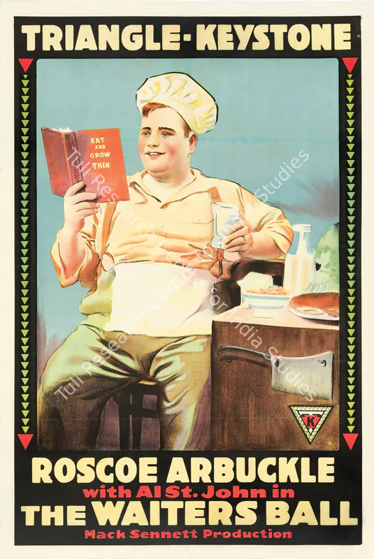 Sennett, Mack (Producer), The Waiter's Ball, 1916 | Poster | CinemaEducation | 00857152