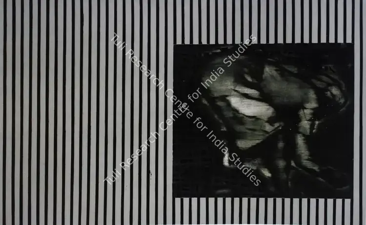 Komu, Riyas (Artist). Rice Soup - III. Mixed media on canvas, 2002 | Painting  | 00880965