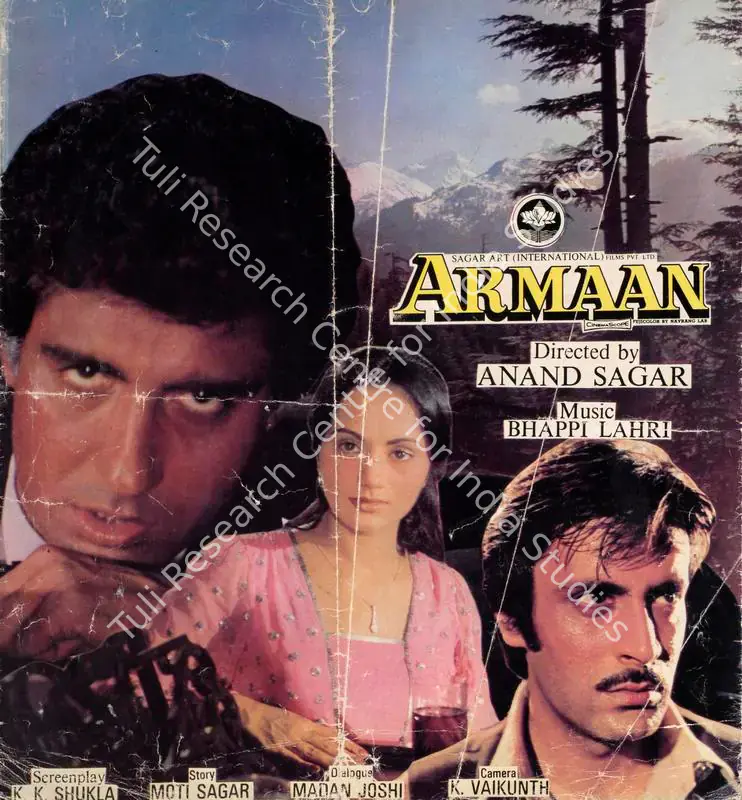 Sagar, Anand (Producer), Arman, 1981 | Song-Synopsis Booklet | CinemaEducation | 00863102