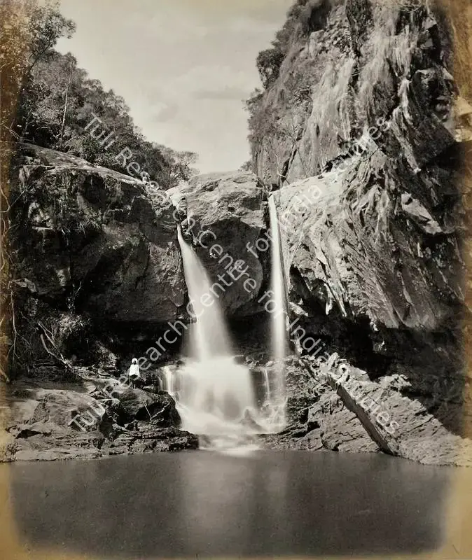Lyon, Edmund David (Photographer), Law's Waterfall (near Coonoor), Neilgherry Hills, n.d. | Antiquarian Photograph | Photography | 00115706