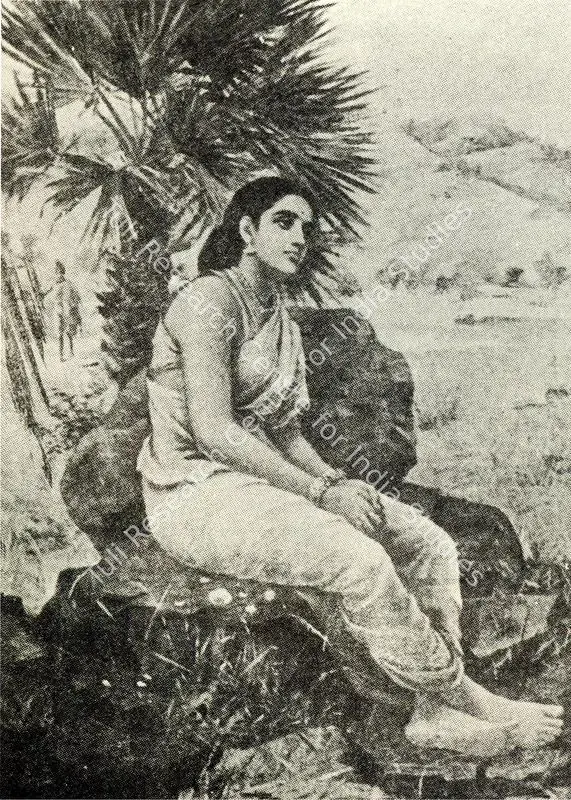 Varma, Raja Ravi (Artist). Shakuntala. Oil, 1898 | Journal of Arts & Ideas, March 1995 | Painting | Scholarship | 00676869