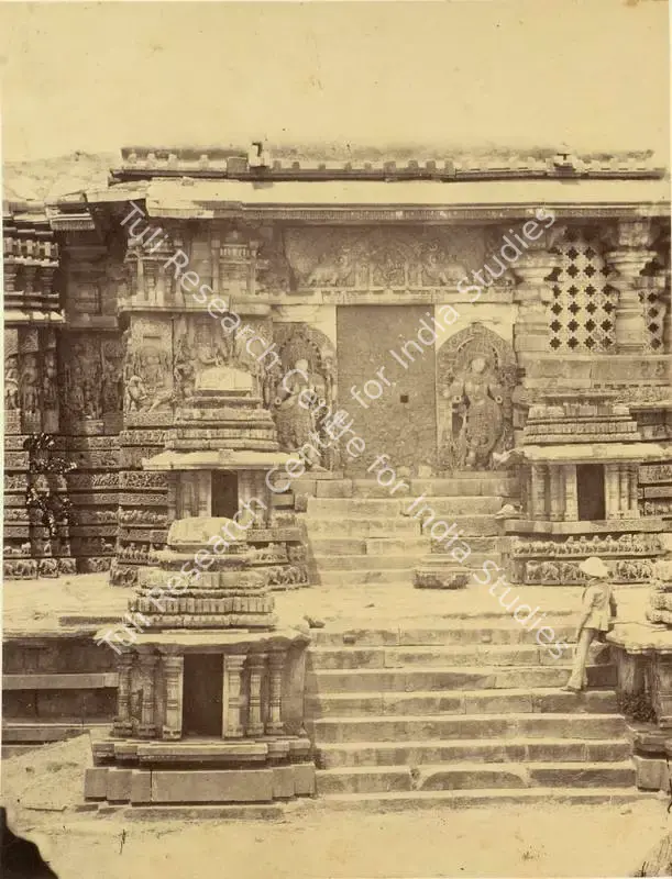 Pigou, William Henry (Photographer), Hullabeed. The Great Temple. South Entrance, c.1855 | Antiquarian Photograph | Photography | 00115966
