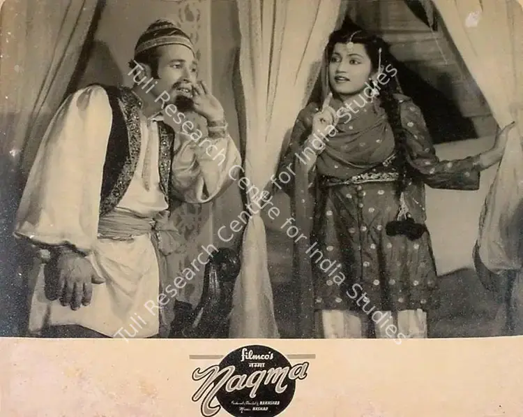 Nakshab (Director), Nagma, 1953 | Lobby Card | CinemaEducation | 00820908