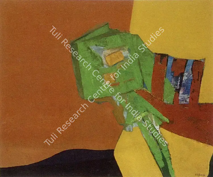 Rao, Rekha (Artist). Gossamer in Sunlight. Oil on canvas, unframed, 1973 | Painting | FineArts | 00373967