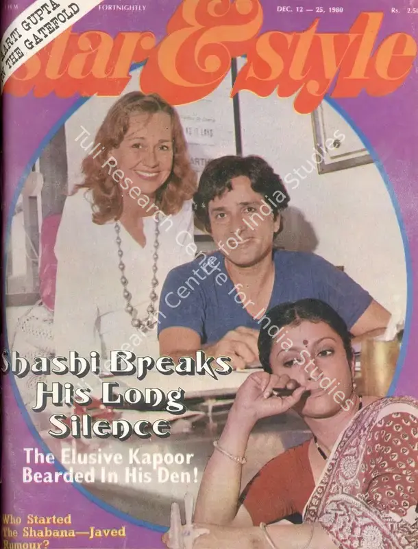 Ewing, Gulshan (Editor), Adelaide Chand and A.T. Jayanthi (Sub-Editor). Star & Style - A Film Fortnightly. 29(25). Bombay: J.C. Jain, 25 December 1980 | Magazine | CinemaEducation | 00808751