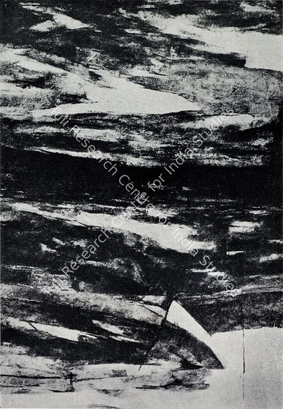 Ramkumar (Artist). Dark Forest. Oil on canvas, 1976 | Pictorial Space, 1978 | Painting | FineArts | 00149554