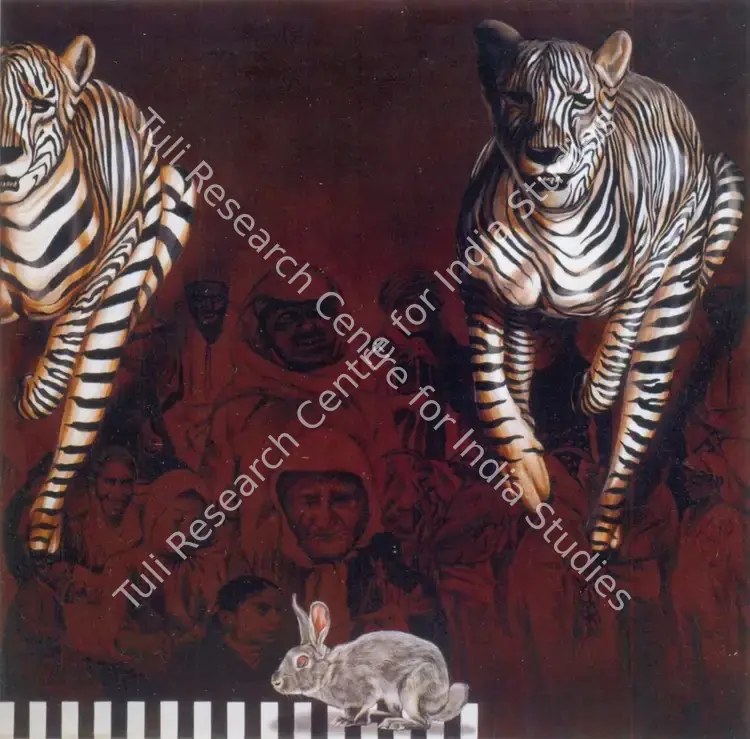 Chowdhury, Barun (Artist). Untitled. Acrylic on Canvas, 2006 | Painting | FineArts | 00576248
