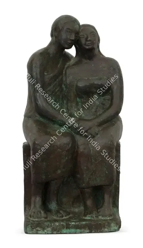 Singh, Premalya (Artist). The Couple. Bronze, 2005 | Sculpture | FineArts | 00362963