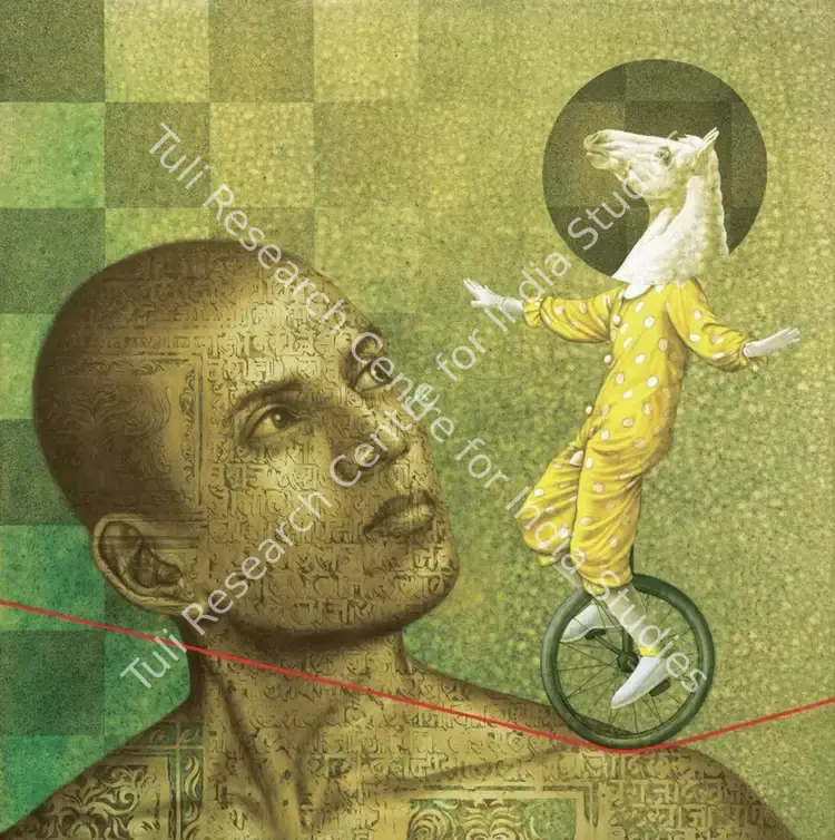 Vede, Nilesh (Artist). Untitled. Acrylic on canvas, 2020 | Painting | FineArts | 00604571