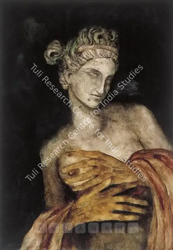 Shuvaprassana (Artist). Venus. Oil on paper, 1975 | Painting | FineArts | 00599932