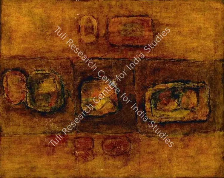 Patel, Homi (Artist). Untitled. Oil on canvas, 1967 | Painting | FineArts | 00595571