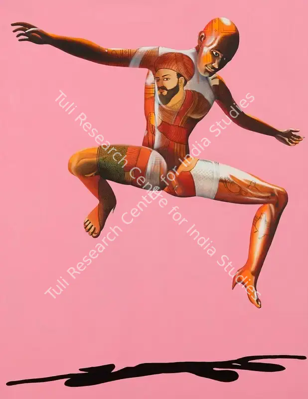 Upadhyay, Chintan (Artist). New Breed/ Hybrid. Acrylic and oil on canvas, 2003 | Painting | FineArts | 00645816