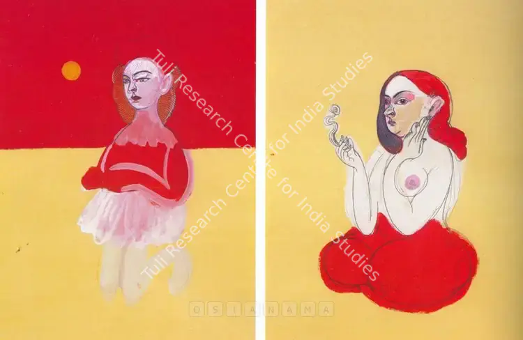 Durvasula, Nicola (Artist). The Design of Accessories. Pencil and gouache on paper, 2007 | Painting | FineArts | 00575907