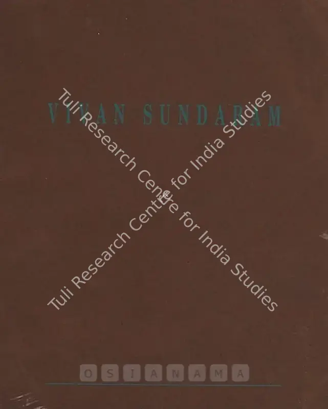 Sundaram, Vivan (Artist). Vivan Sundaram. New Delhi: Shridharani Gallery, 1990 | Solo Exhibition Catalogue  | 00876155
