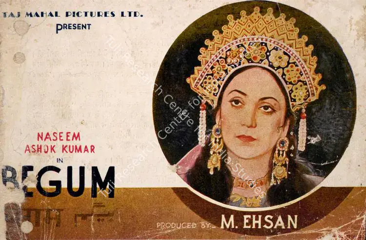 Ehsan, M. (Producer), Begum, 1945 | Song-Synopsis Booklet | CinemaEducation | 00863412
