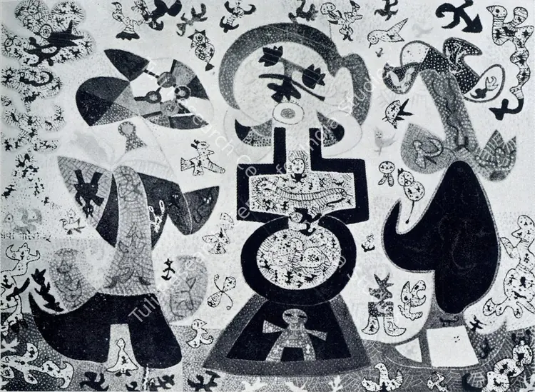 Parekh, Madhvi (Artist). Sea-Opera. Oil on canvas, 1975 | Pictorial Space, 1978 | Painting | FineArts | 00149533
