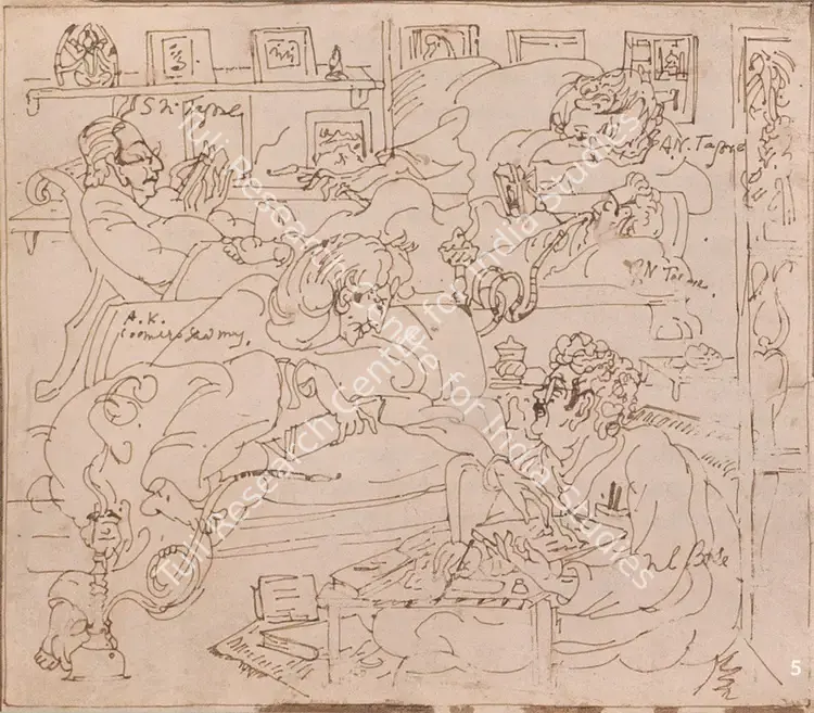 Bose, Nandalal (Artist). Untitled. Ink on Newsprint, c.1920 | Marg, December 2022 - March 2023 | Drawing | FineArts | 00675321