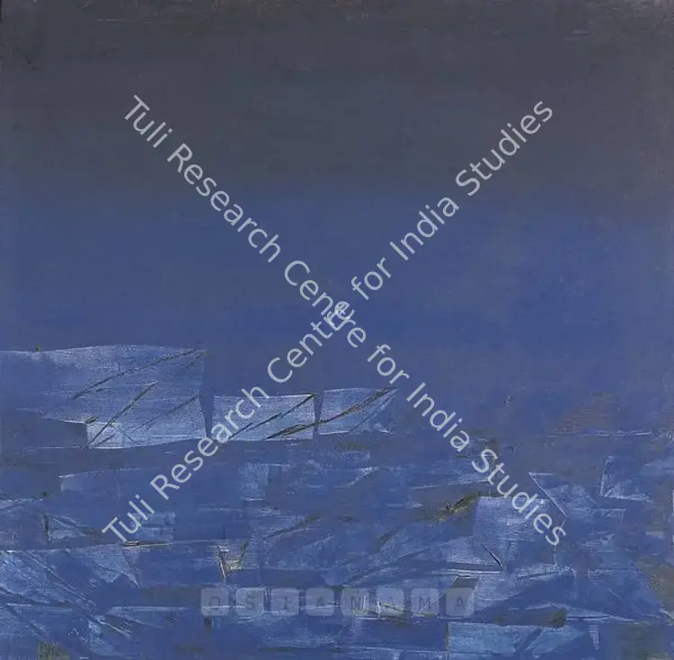 Gawde, Sunil (Artist). Untitled. Oil on canvas, 1992 | Painting | FineArts | 00599956