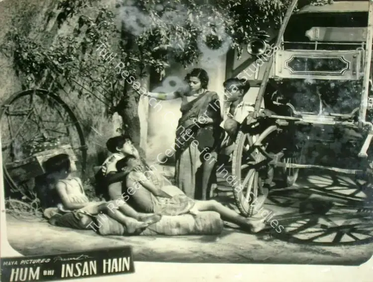 Majumdar, Phani (Director), Hum Bhi Insan Hai, 1948 | Lobby Card | CinemaEducation | 00817503