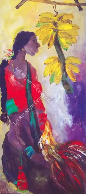 Mani, J. M. S. (Artist). Badami Series. Oil on canvas, n.d. | Painting | FineArts | 00371990