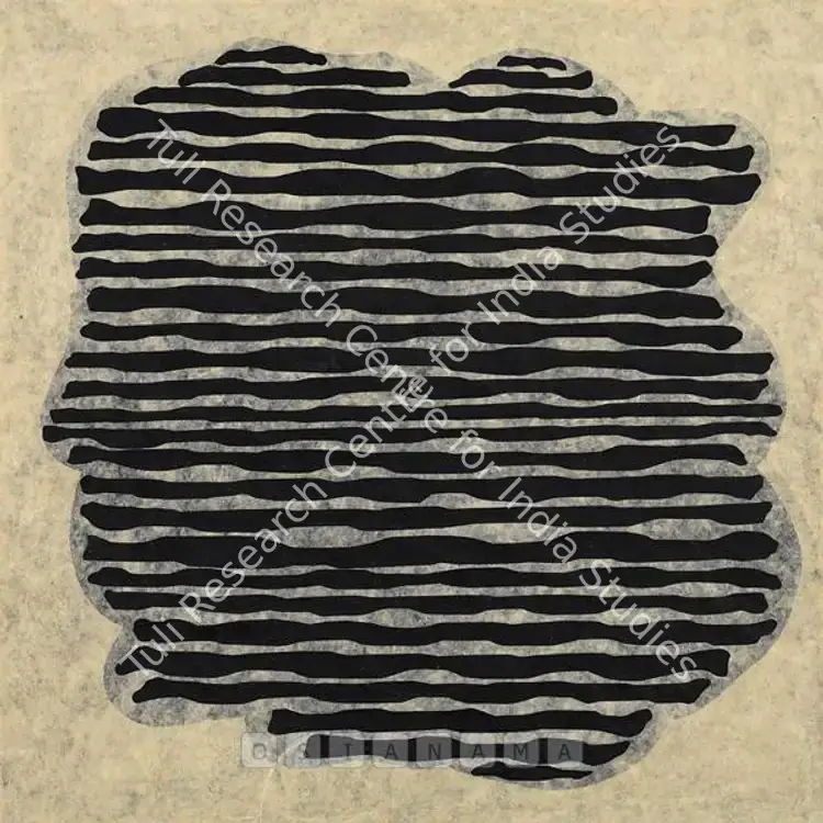 Parekh, Manisha (Artist). Edge - 2. Layers of handmade paper on board, 2006 | Painting | FineArts | 00576454