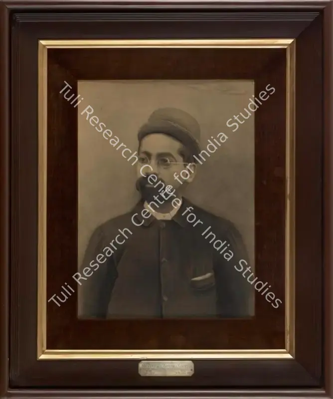 M.F. Pithawala, Attributed to (Artist). Mr. Rustomji Ruttonji Surveyor (1870-1902). Pastel and pencil on photograph pastel on board, n.d. | Painting | FineArts | 00545897