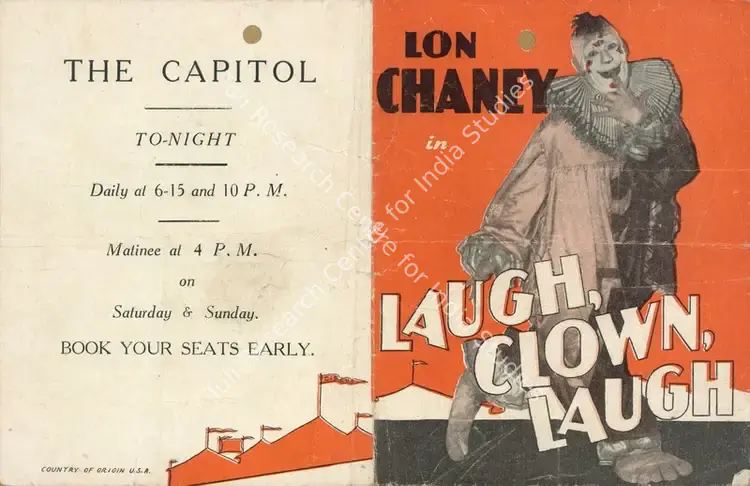 Thalberg, Irving (Producer), Laugh, Clown, Laugh, 1928 | Handbill | CinemaEducation | 00760916