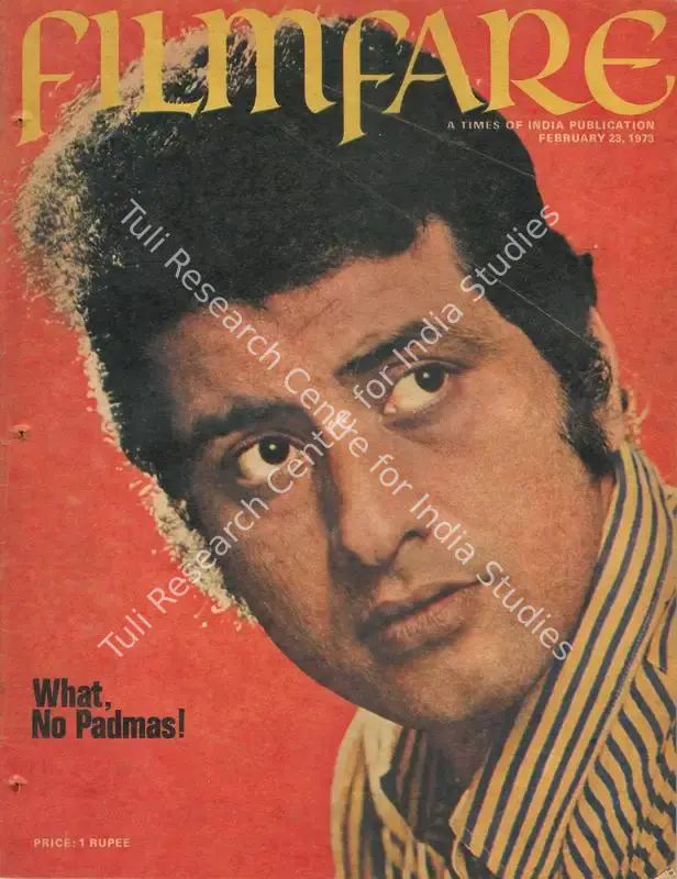 Karanjia, B.K. (Editor). Filmfare - The Fortnightly Film Magazine. 22(4). Bombay: Uma Shankar, c/o The Times of India, 23 February 1973 | Magazine | CinemaEducation | 00793499