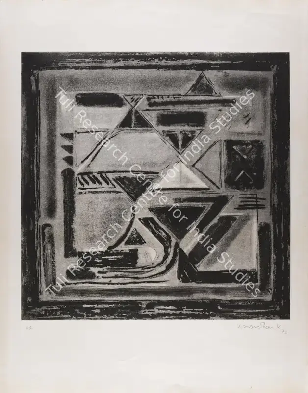 Viswanadhan, V. (Artist). Untitled. Intaglio print, 1973 | Painting | FineArts | 00419178