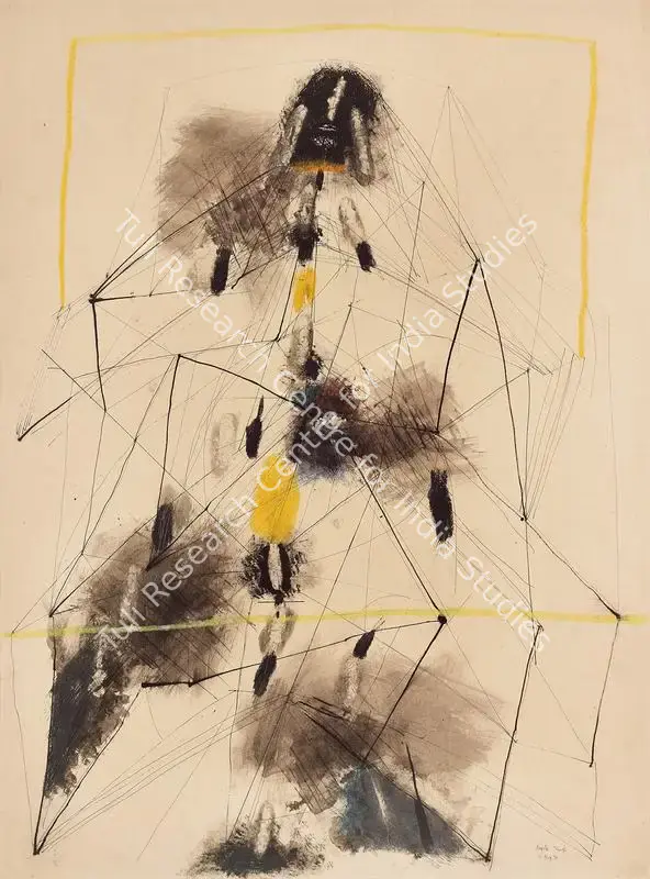 Singh, Arpita (Artist). Untitled. Ink and watercolour on paper, 1974 | Painting | FineArts | 00355162