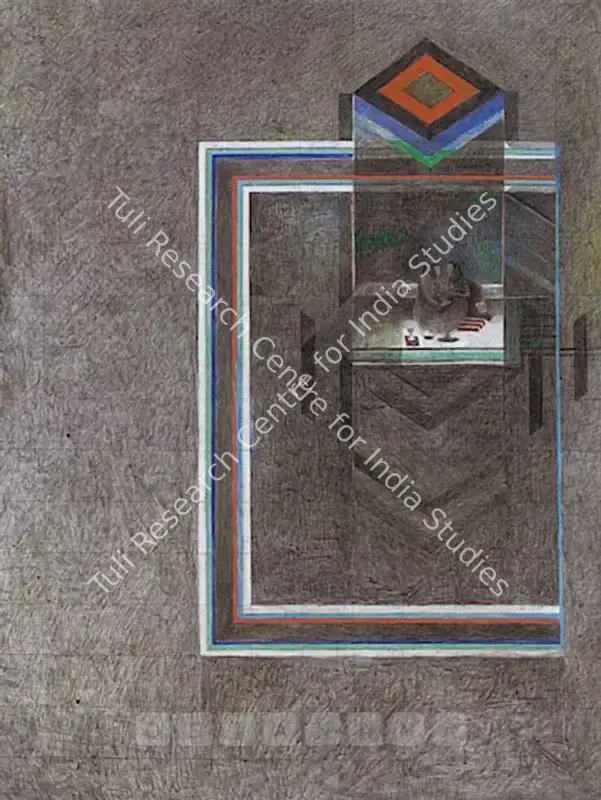 Akhlaq, Zahoor Ul (Artist). Untitled. Acrylic on board, 1987 | Painting | FineArts | 00575393