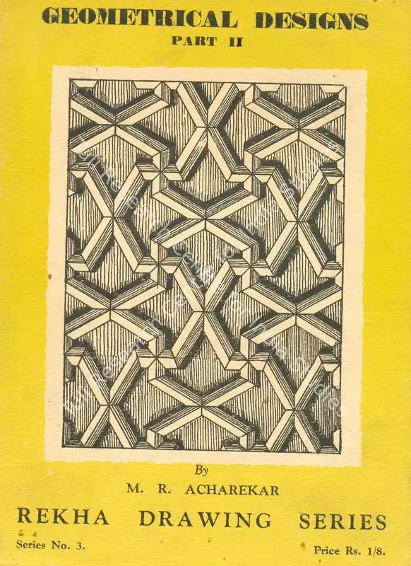 Acharekar, Murlidhar Ramachandra (Author). Geometrical Designs. Bombay: Rekha, n.d. | Authored Book | FineArts | 00845287