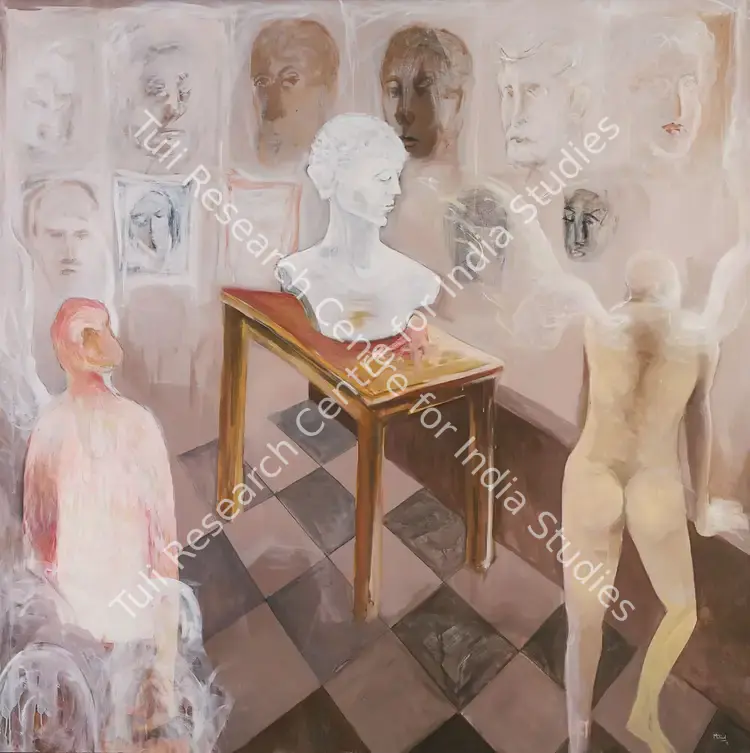 Limbekar, Milind (Artist). Untitled. Acrylic on canvas, n.d. | Painting | FineArts | 00358081