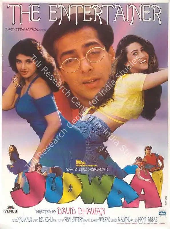 Nadiadwala, Sajid (Producer), Judwaa, 1997 | Full Sheet Poster | CinemaEducation | 00768327