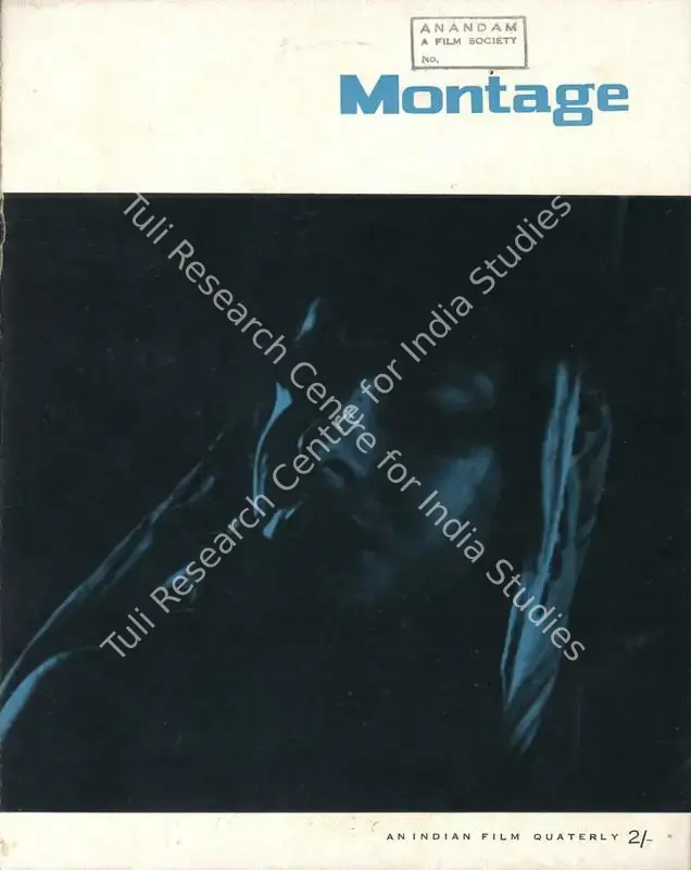 Ghatak, Abu (Editor). Montage. Bombay: Anandam Film Society, 1962 | Edited Book | CinemaEducation | 00845841