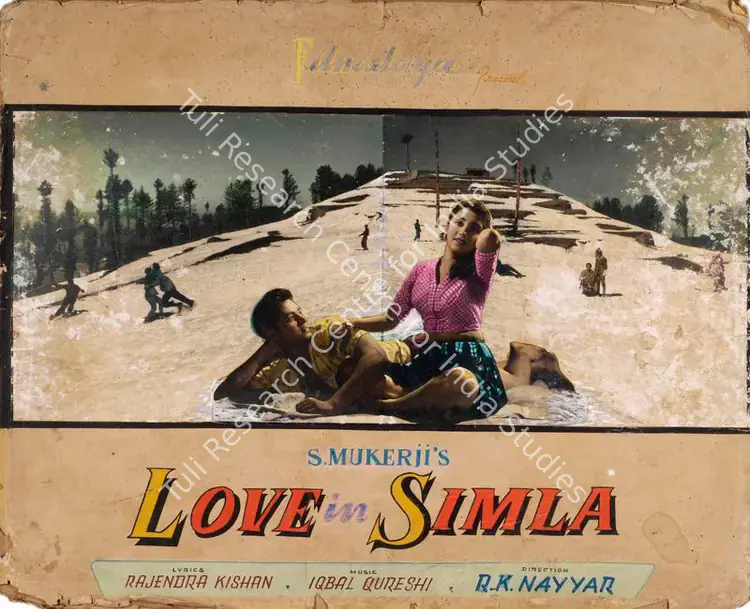 Mukerjee, S. (Producer), Love In Simla, 1960 | Showcard | CinemaEducation | 00763154