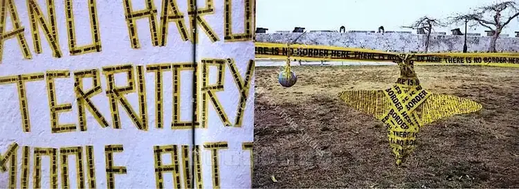 Gupta, Shilpa (Artist). There Is No Border Here. Digital photograph on archival paper, 2007 | Photograph | FineArts | 00576618