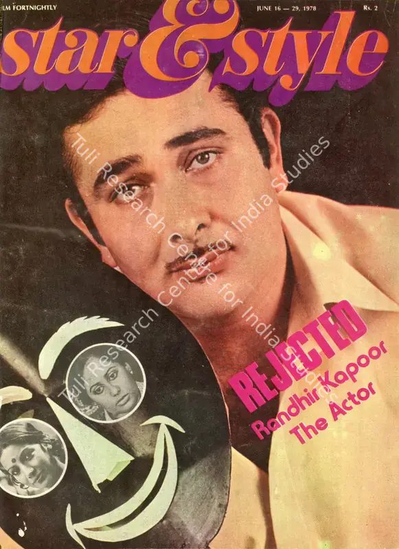 Ewing, Gulshan (Editor) and Harmeet Kathuria (Sub-Editor). Star & Style - A Film Fortnightly. 27(12). Bombay: J.C. Jain, 29 June 1978 | Magazine | CinemaEducation | 00808687