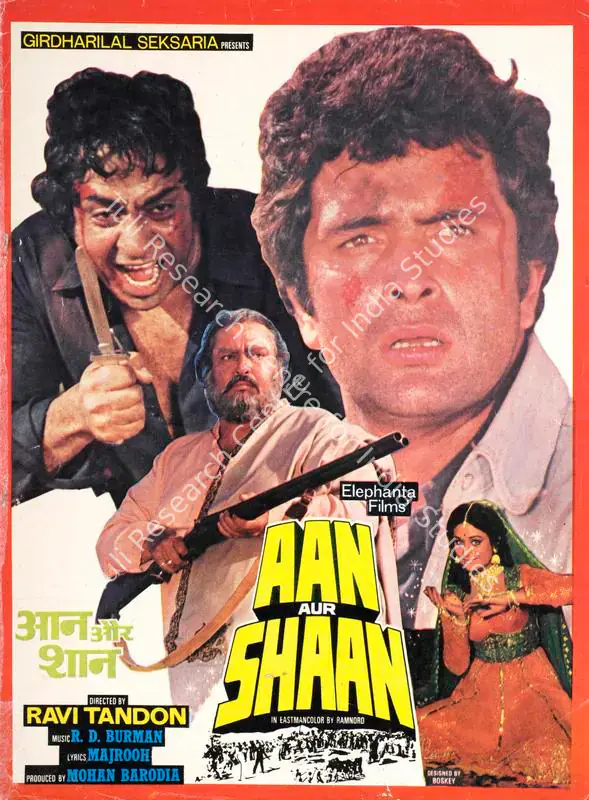 Barodia, Mohan (Producer), Aan Aur Shaan, 1984 | Song-Synopsis Booklet | CinemaEducation | 00862716