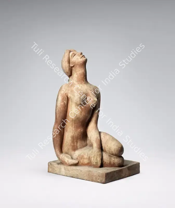Kar, Chintamoni (Artist). Odalisque. Terracotta, 1947 | Sculpture | FineArts | 00332787