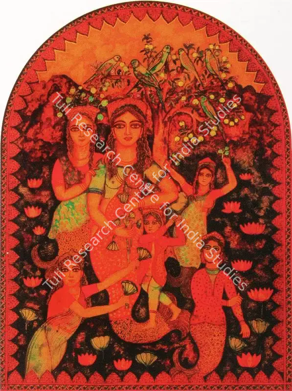 Burman, Jayshri (Artist). Untitled. Mixed media on paper, 2002 | Painting | FineArts | 00376130