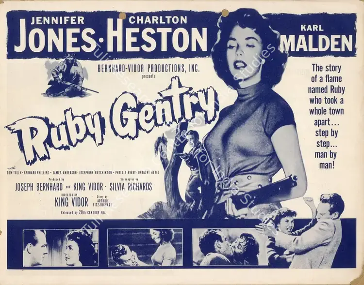 Vidor, King (Producer), Ruby Gentry, 1952 | Handbill | CinemaEducation | 00760652