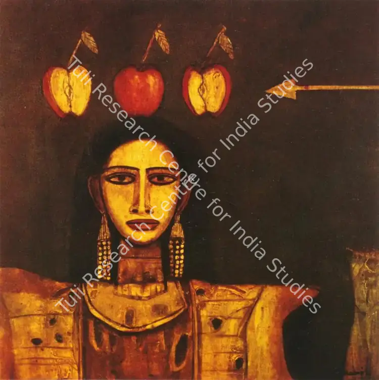 Bhowmick, Ashok (Artist). Untitled. Mixed media on canvas, n.d. | Painting | FineArts | 00372061