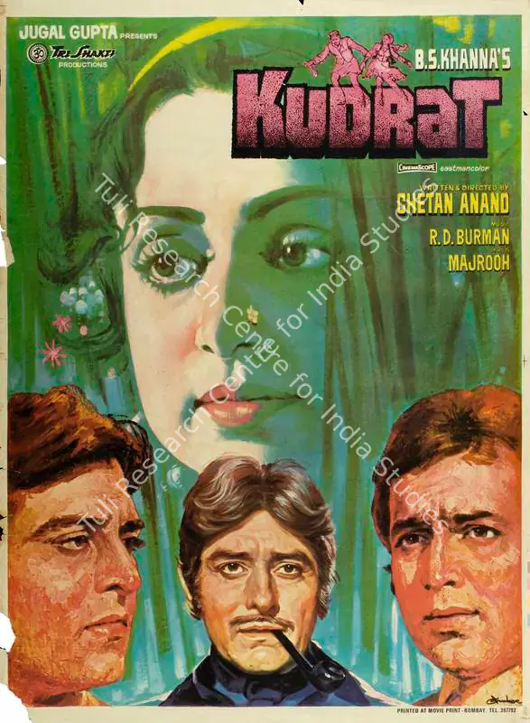 Khanna, B.S. (Producer), Kudrat, 1981 | Full Sheet Poster | CinemaEducation | 00767030