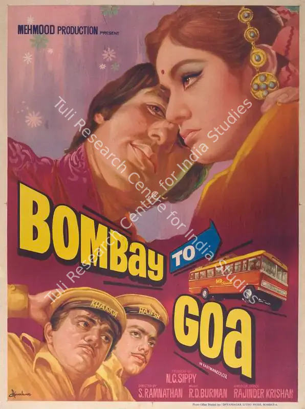 Sippy, N.C. (Producer), Bombay To Goa, 1972 | Full Sheet Poster | CinemaEducation | 00766466